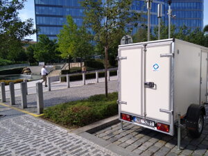 Ambient air monitoring measurement for company PASSERINVEST GROUP, a.s. in Prague in the BRUMLOVKA location, Prague 4, Czech Republic.