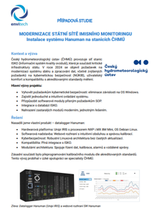 Případová studie systému Hanuman na stanicích ČHMÚ